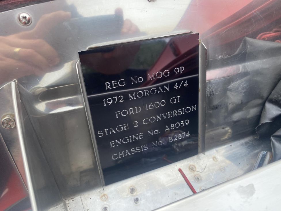 1972 Morgan 4/4 1600 GT Stage 2 Photograph