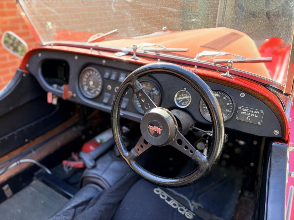 1969 Morgan Plus 8 Moss Box with a coveted period race history Photograph